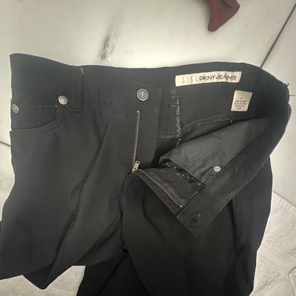 DKNY WOMEN’S STRAIGHT LEG TROUSER PANTS, SIZE US 8, BLACK - Picture 5 of 10